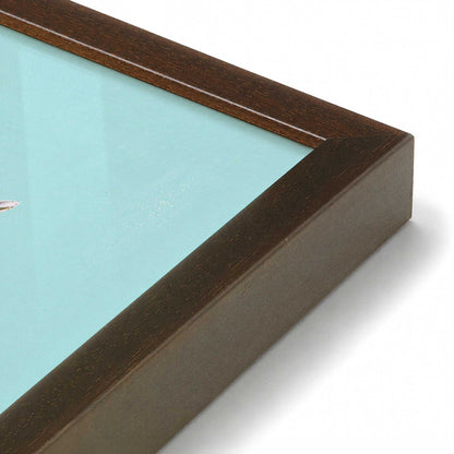 [Color:Belvinder Brown], Picture of art in a Belvinder Brown frame at an angle