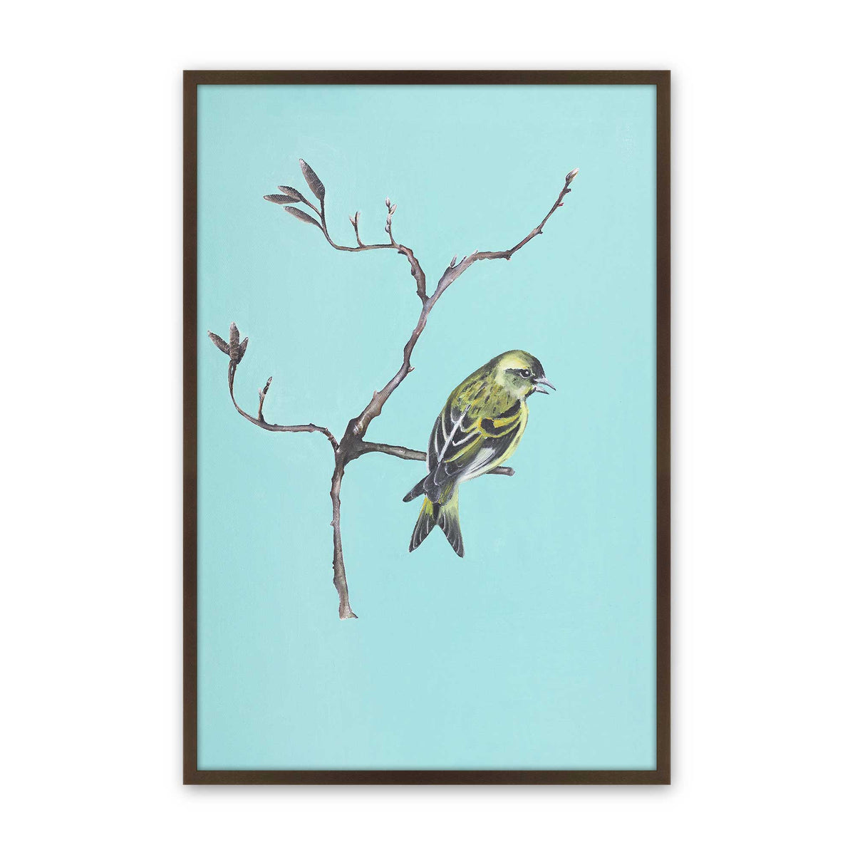 [Color:Belvinder Brown], Picture of art in a Belvinder Brown frame