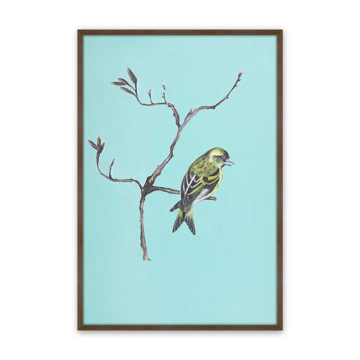 [Color:Walnut], Picture of art in a Walnut frame