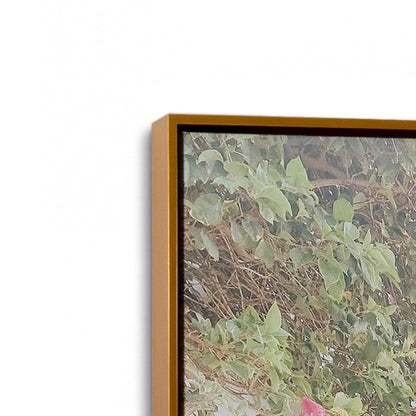[Color:Polished Gold], Picture of art in a Polished Gold frame at an angle