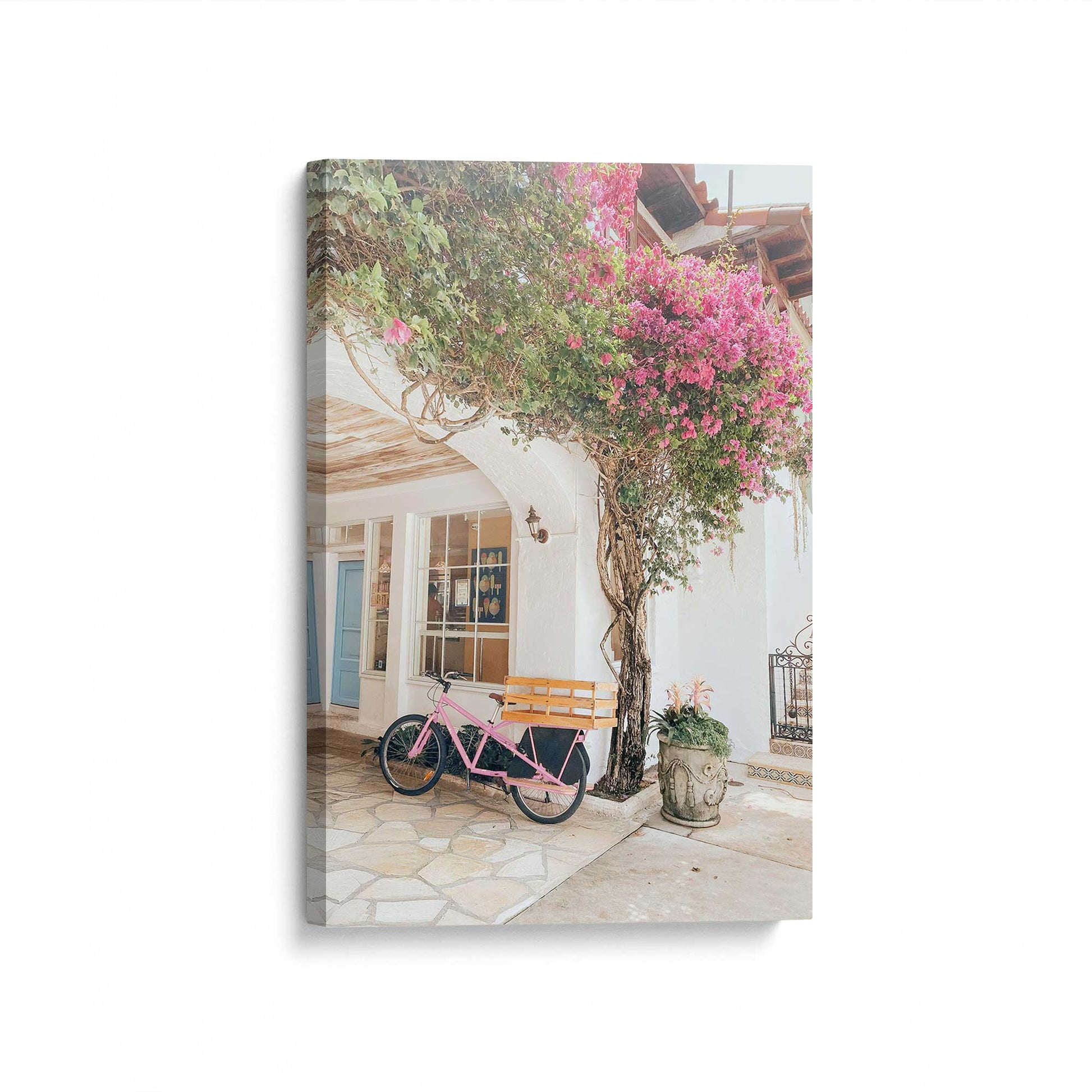 [Color:Stretched Canvas], Picture of art at an angle