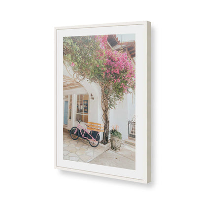 [Color:Opaque White], Picture of art in a Opaque White frame of the corner