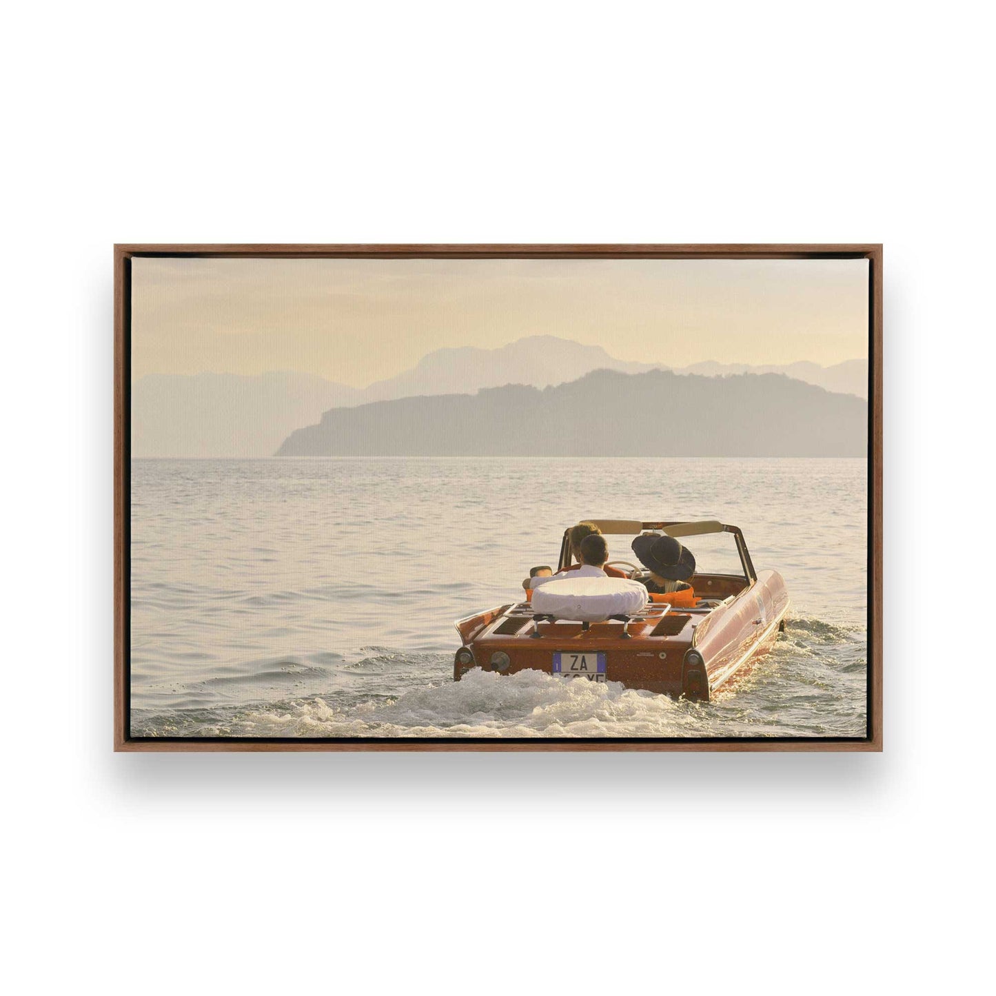 [Color:Walnut], Picture of art in a Walnut frame
