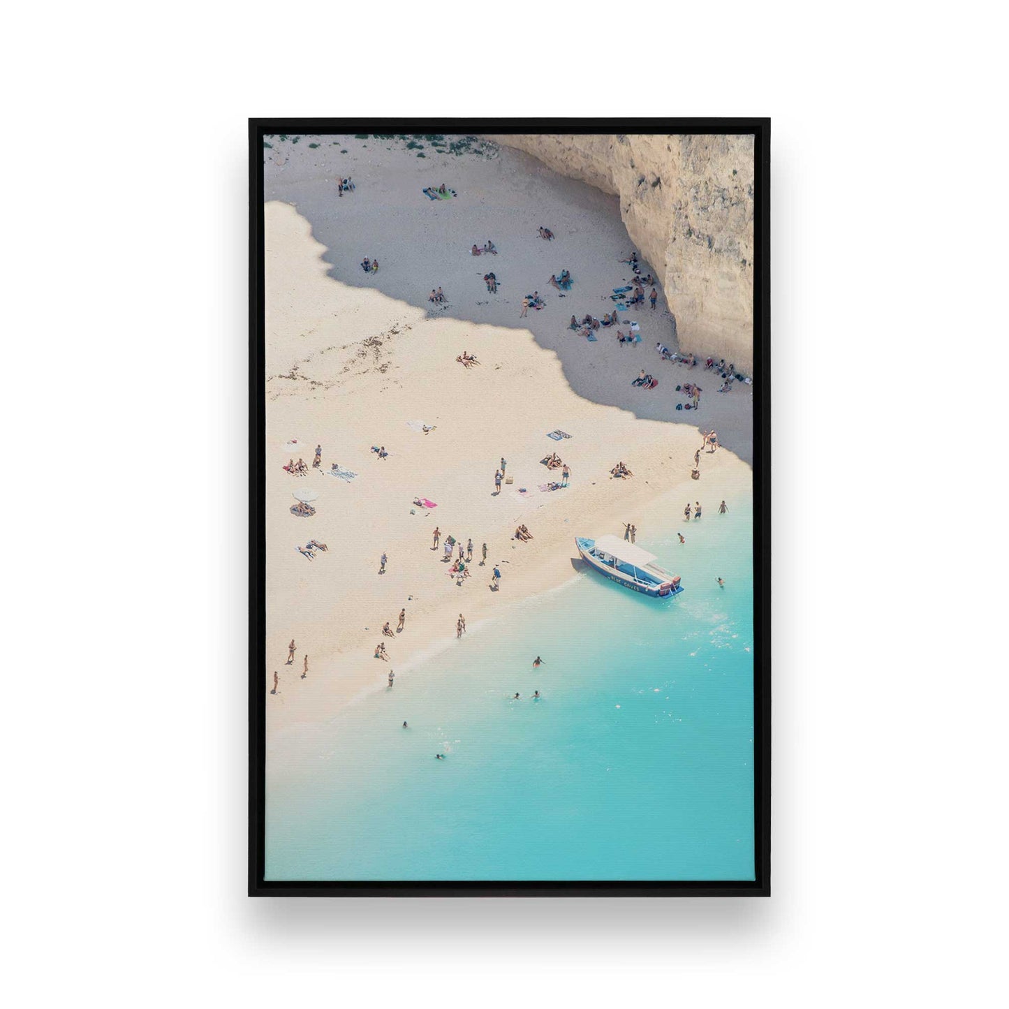 [Color:Satin Black], Picture of art in a Satin Black frame
