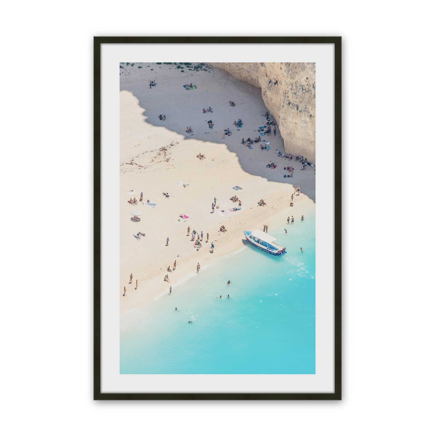 [Color:Satin Black], Picture of art in a Satin Black frame