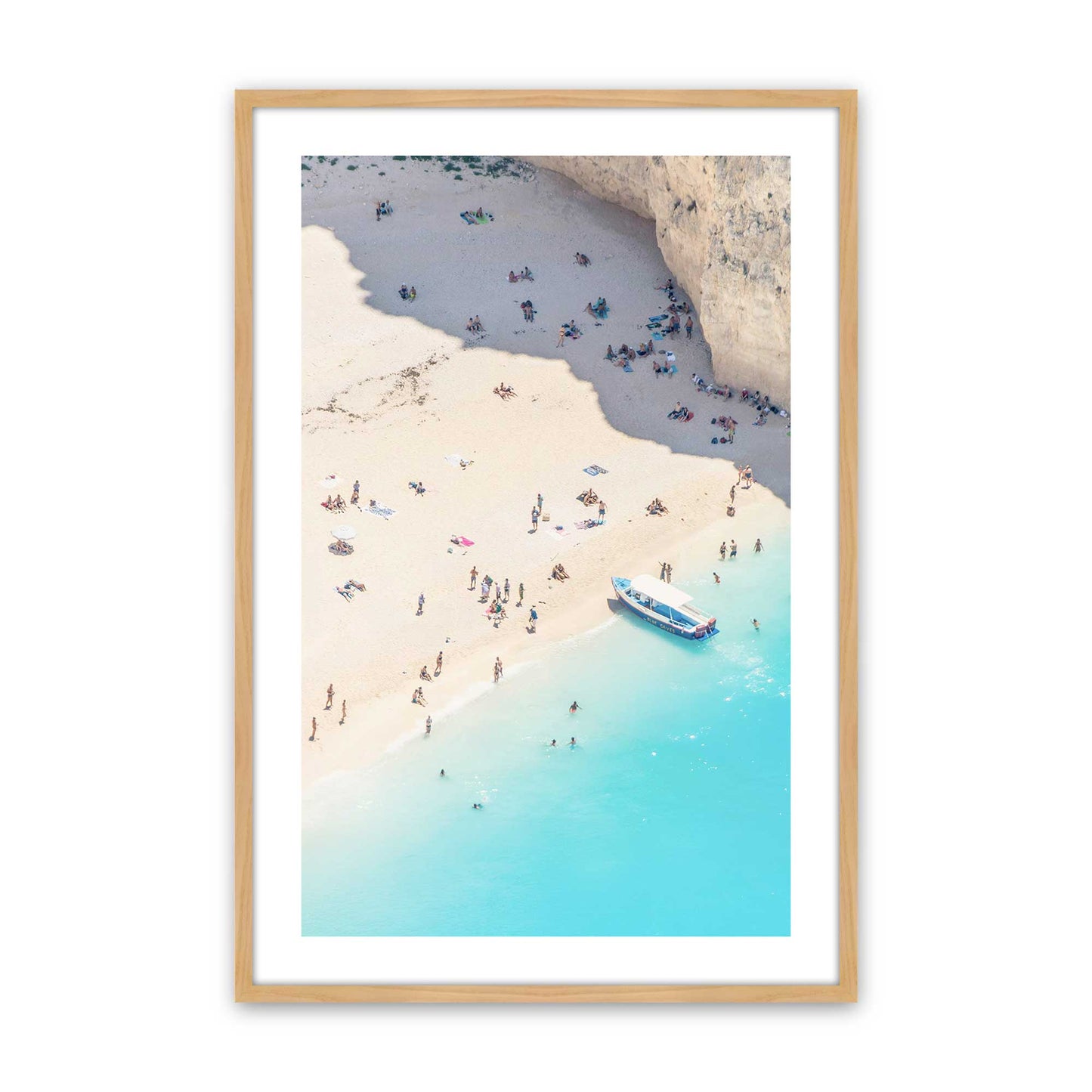 [Color:American Maple], Picture of art in a American Maple frame