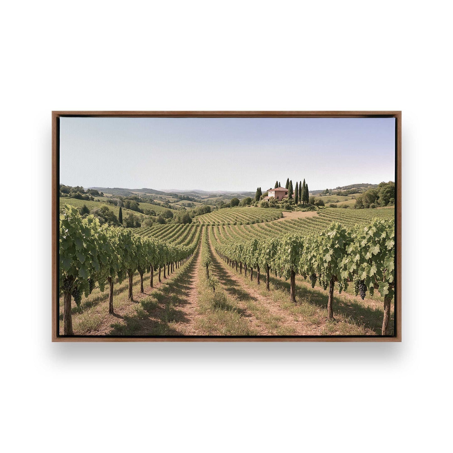 [Color:Walnut], Picture of art in a Walnut frame