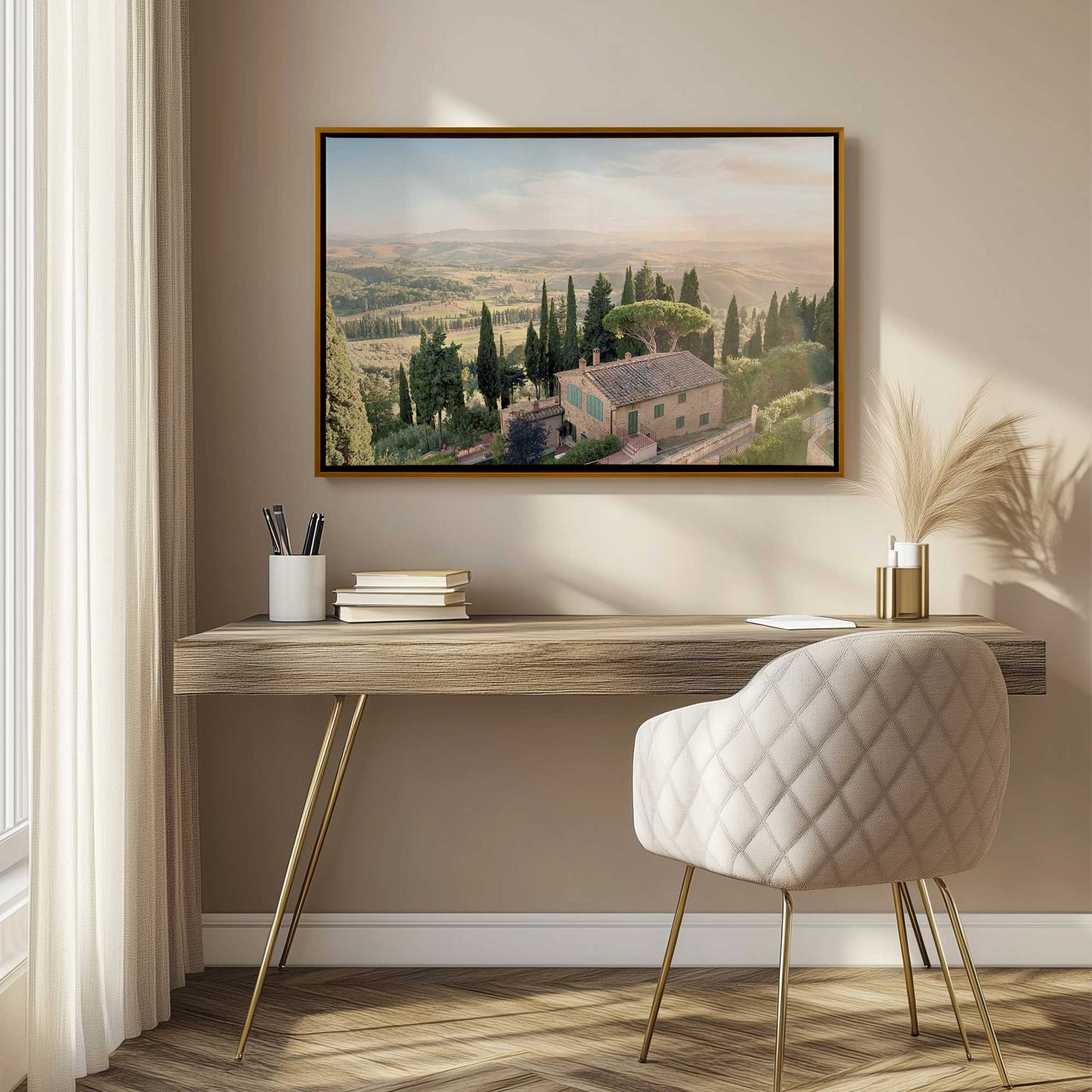 Picture of art in a room