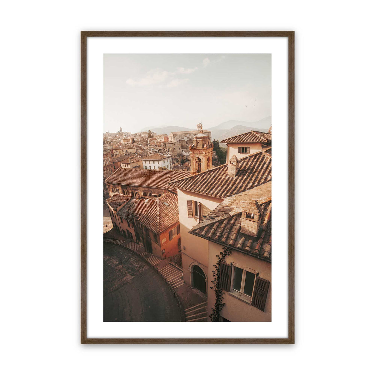 [Color:Walnut], Picture of art in a Walnut frame