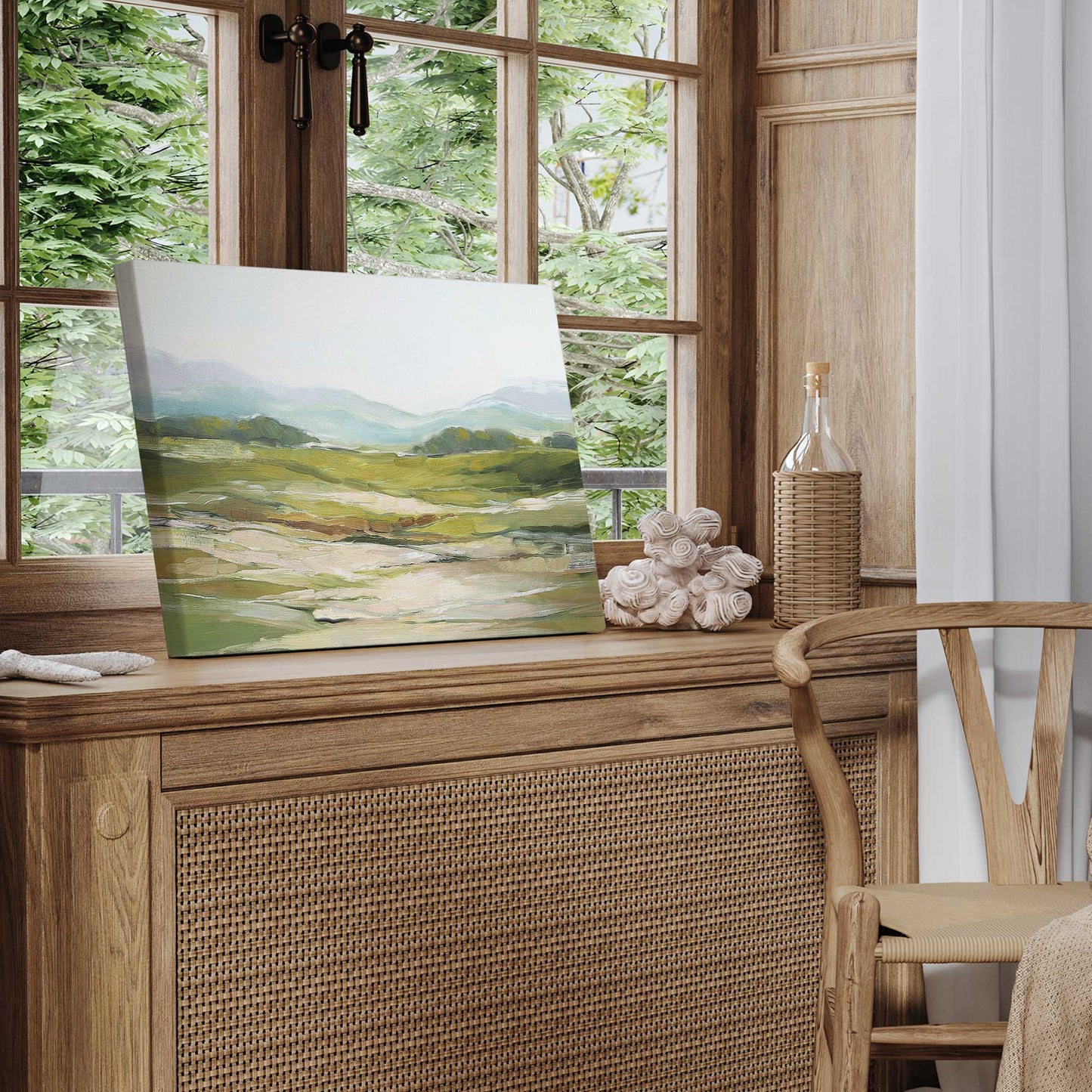 Soft Hillside View Canvas Print