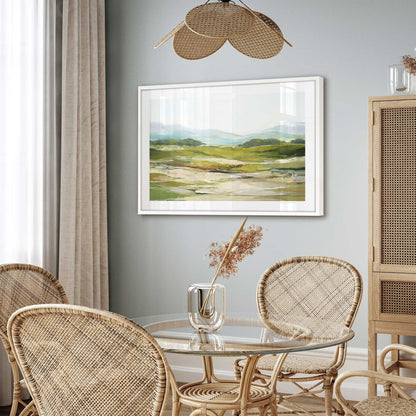 Soft Hillside View Art Print