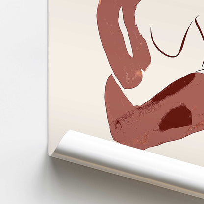 [color:Rolled Print], Picture of close up of art