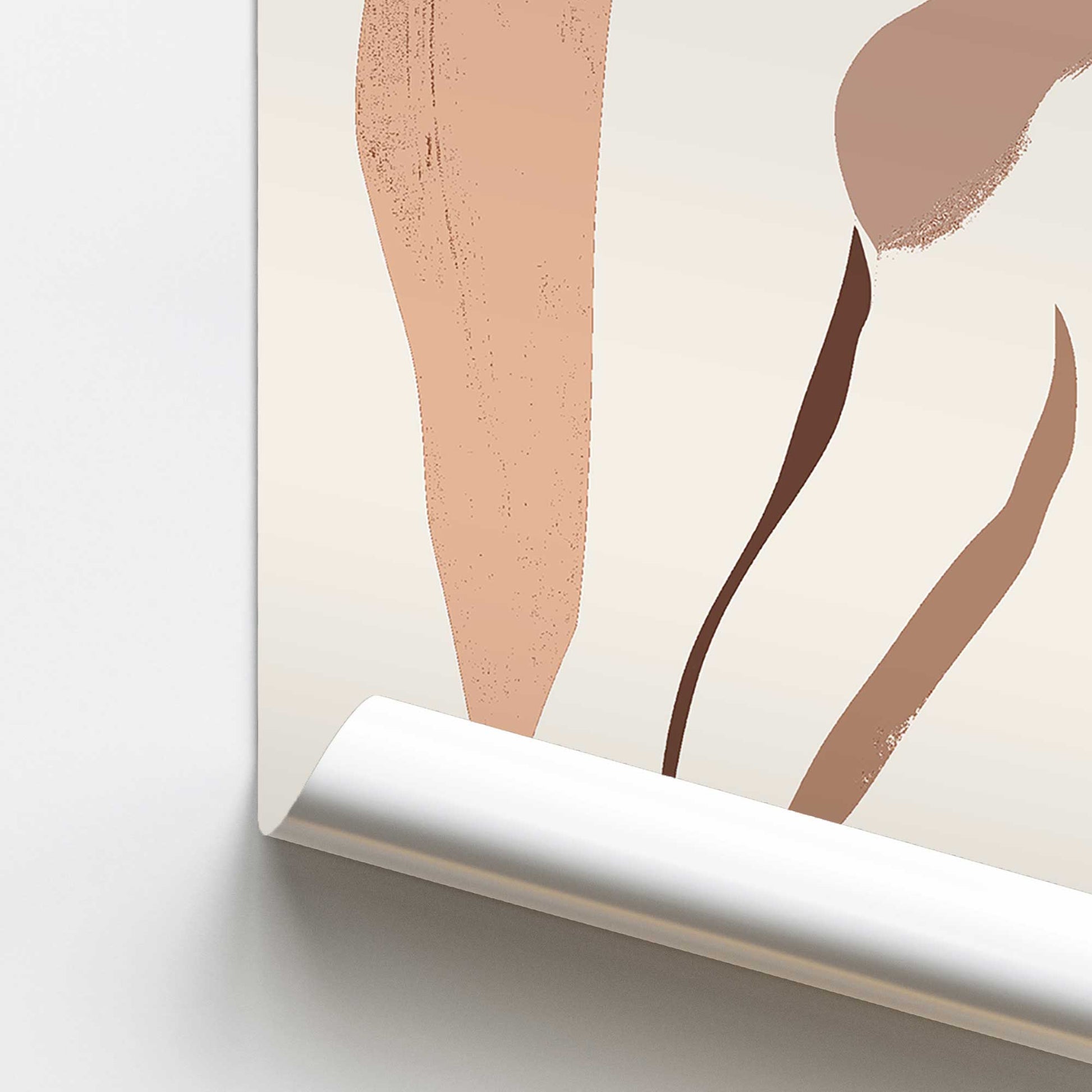 [color:Rolled Print], Picture of close up of art