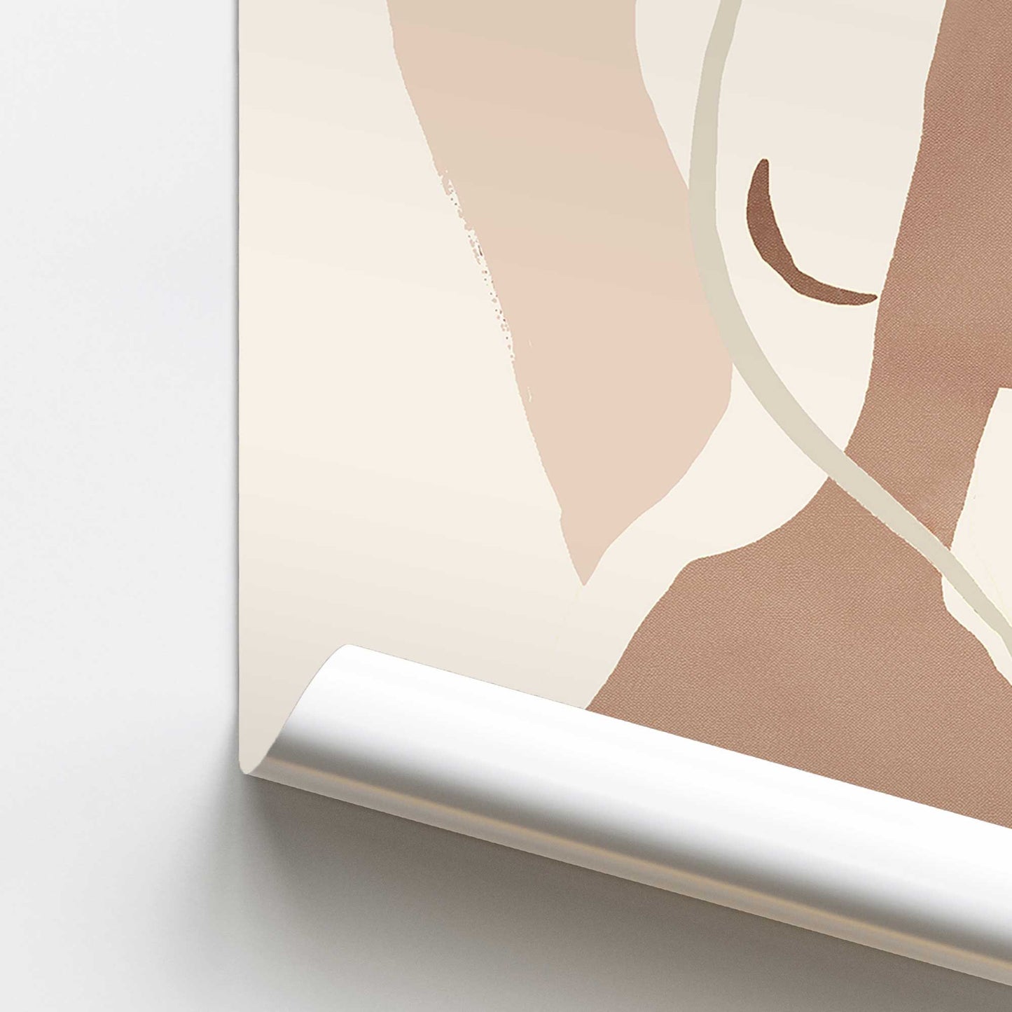 [color:Rolled Print], Picture of close up of art