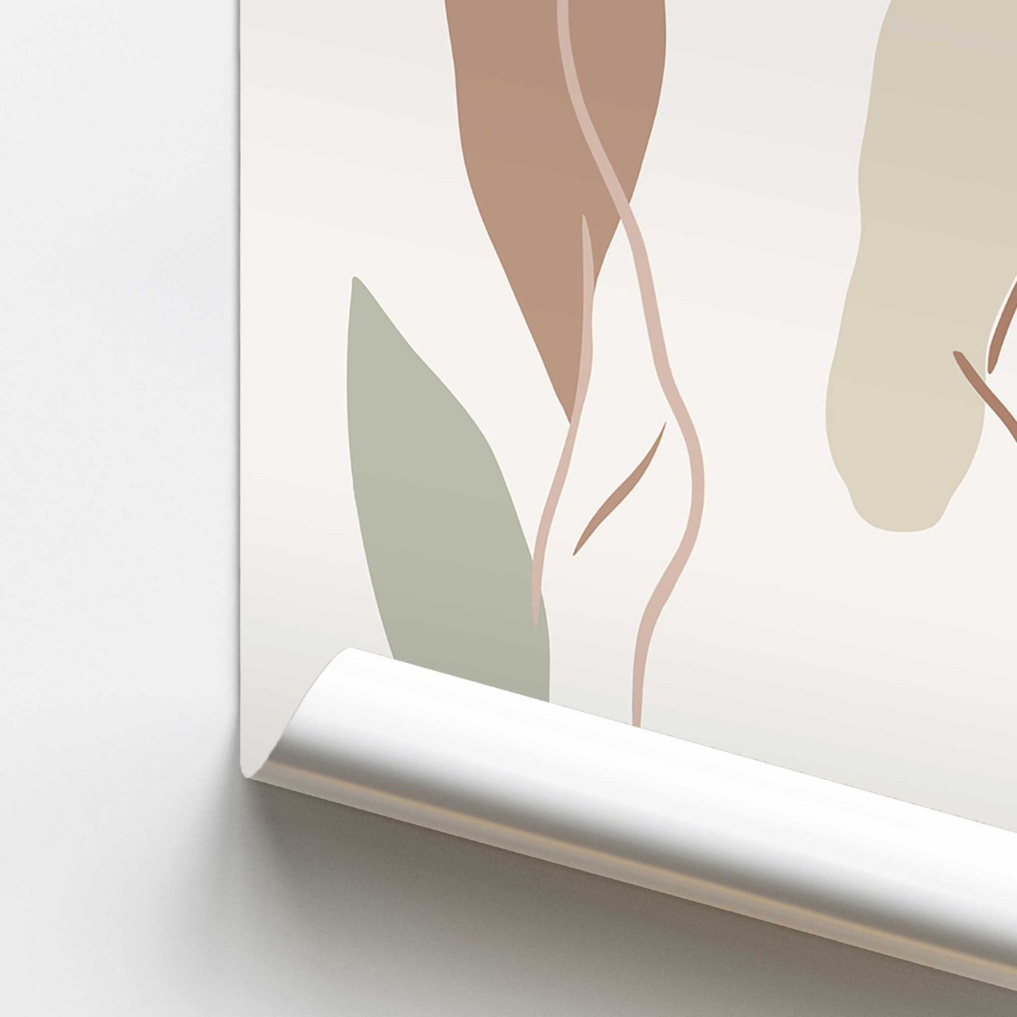 [color:Rolled Print], Picture of close up of art