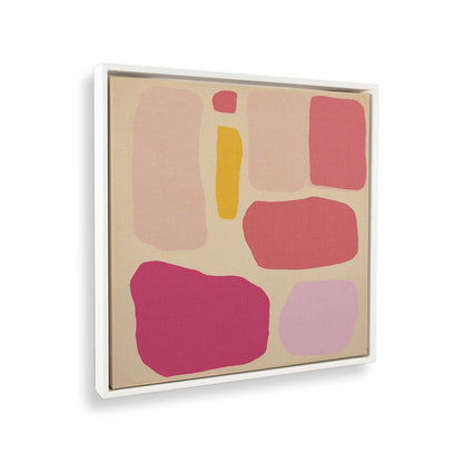 [Color:Opaque White], Picture of art in a White frame at an angle