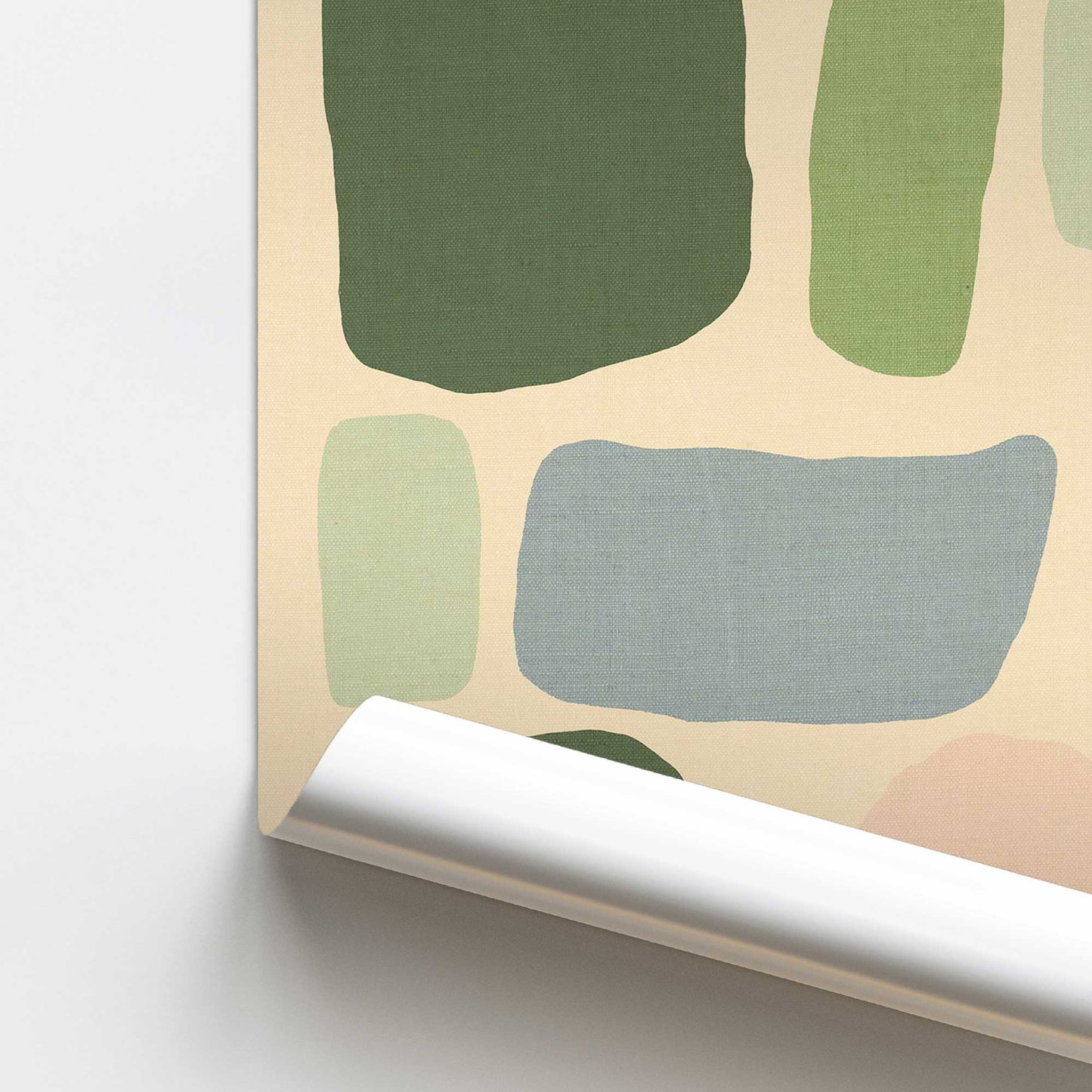 [color:Rolled Print], Picture of close up of art