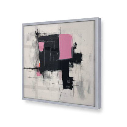 [Color:Polished Chrome], Picture of art in a Polished Chrome frame at an angle