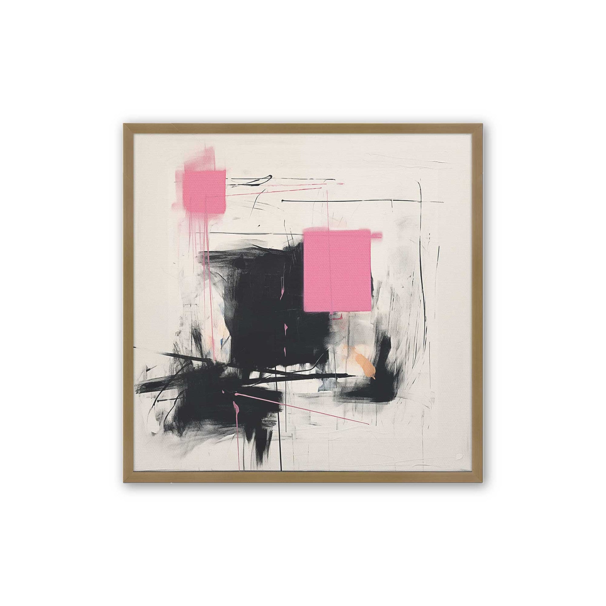 [Color:Brushed Gold], Picture of art in a Brushed Gold frame