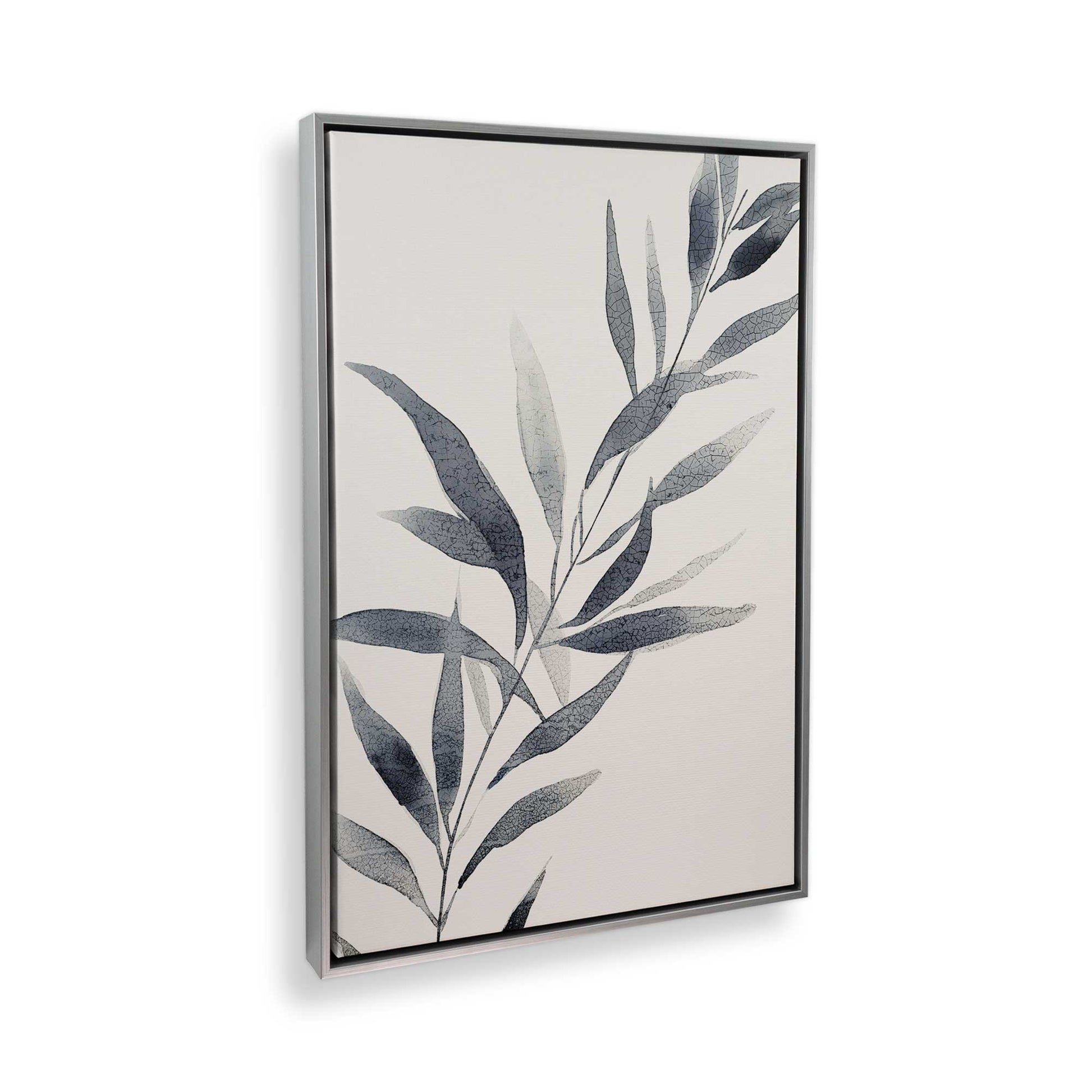 [Color:Polished Chrome], Picture of art in a Polished Chrome frame at an angle
