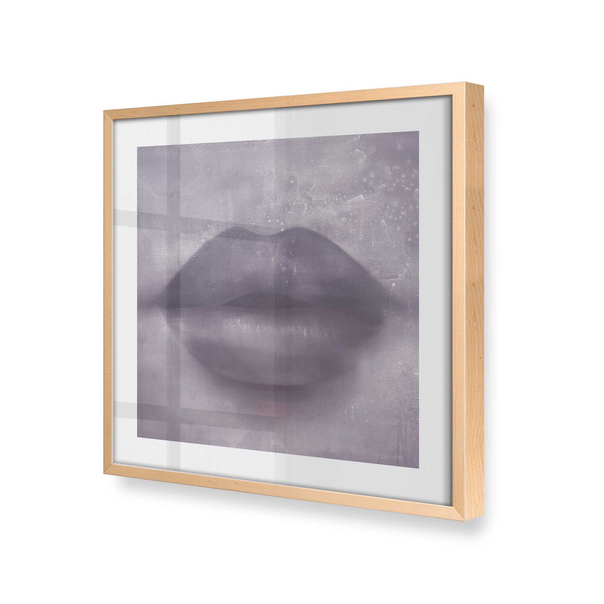 [Color:Raw Maple], Picture of art in a Raw Maple frame at an angle