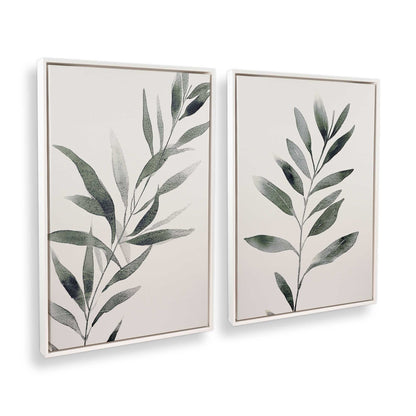 [Color:Opaque White], Picture of art in a White frame at an angle