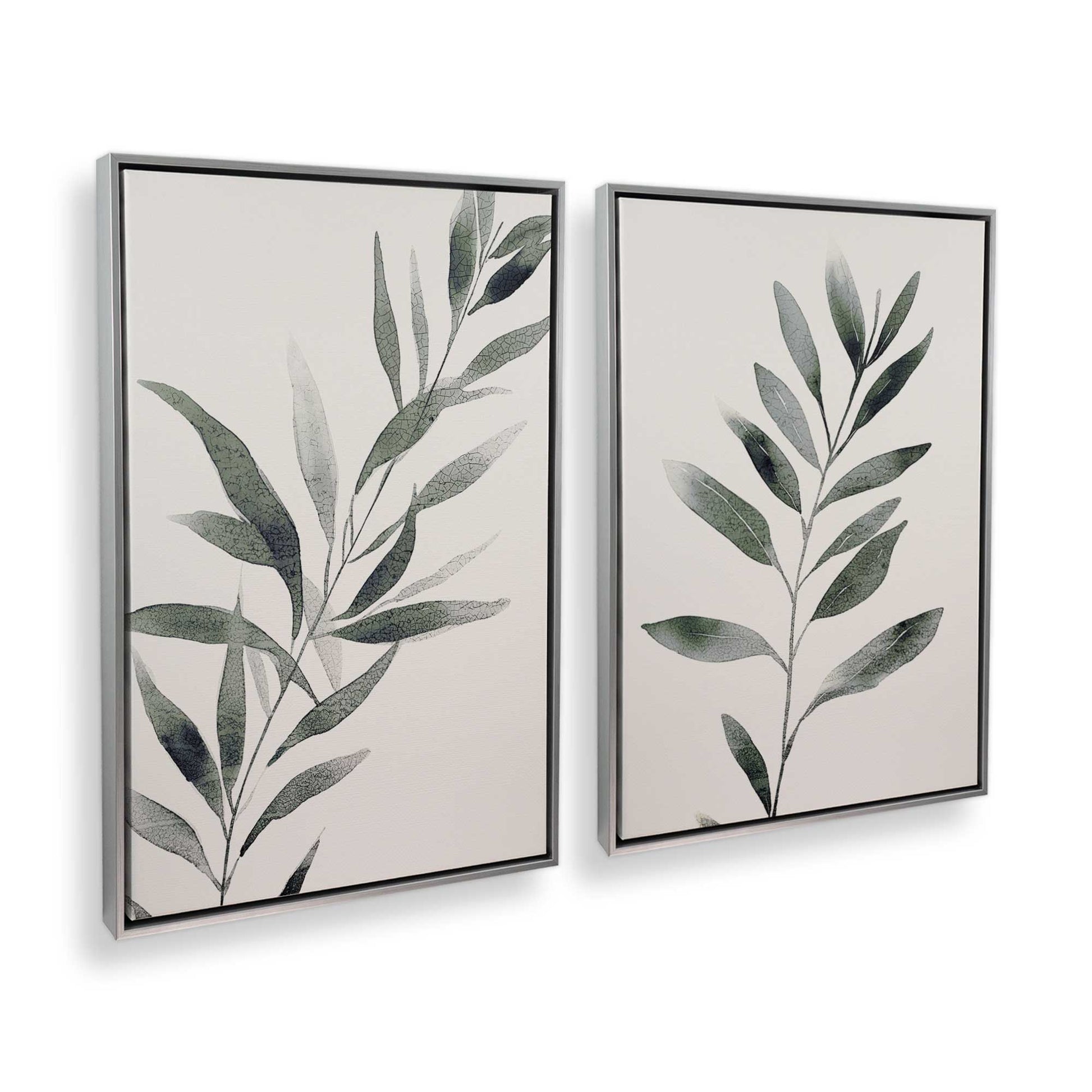 [Color:Polished Chrome], Picture of art in a Polished Chrome frame at an angle