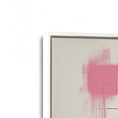 Pink and Black Energy Canvas Print, Set of 2