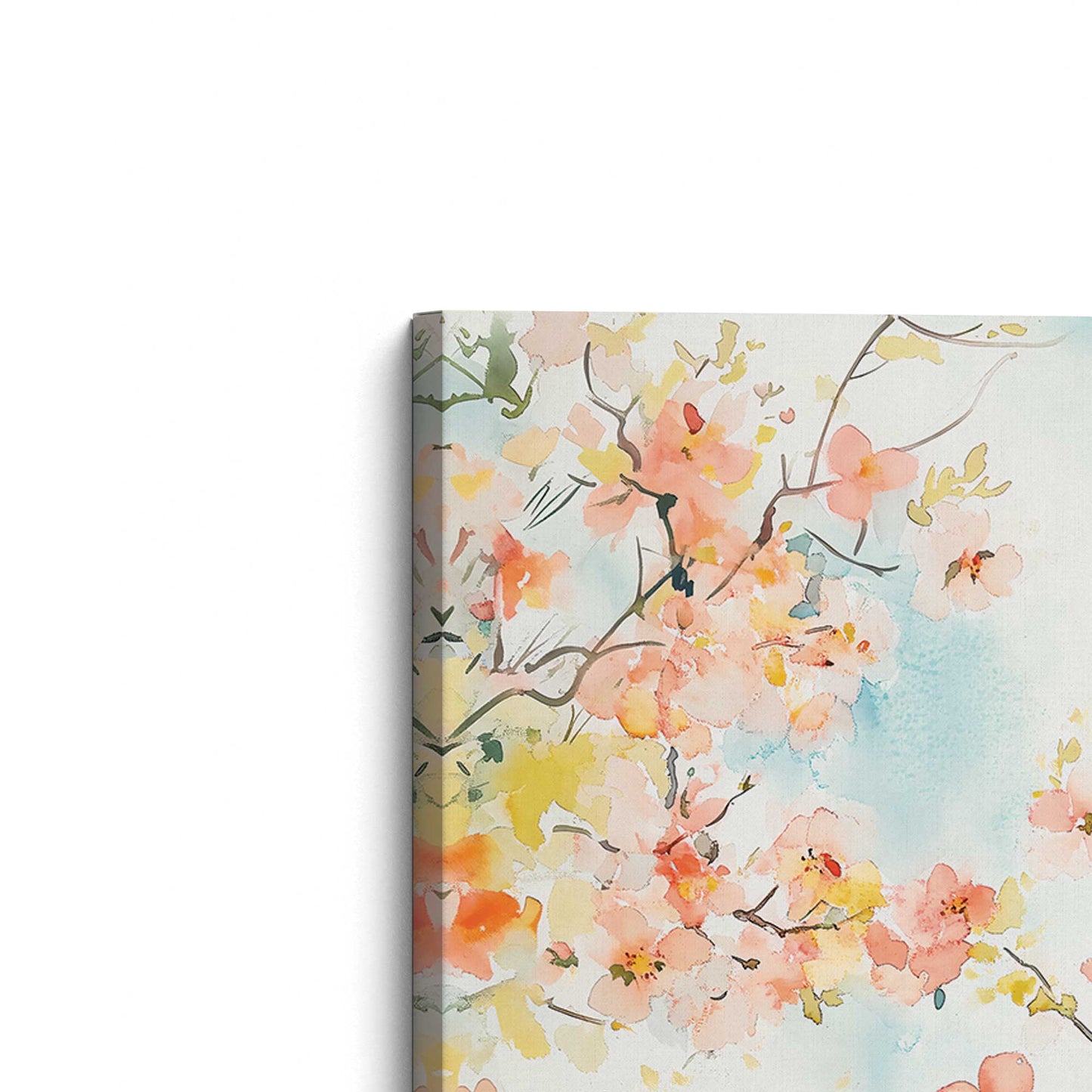 [Color:Stretched Canvas], Picture of the corner of the art