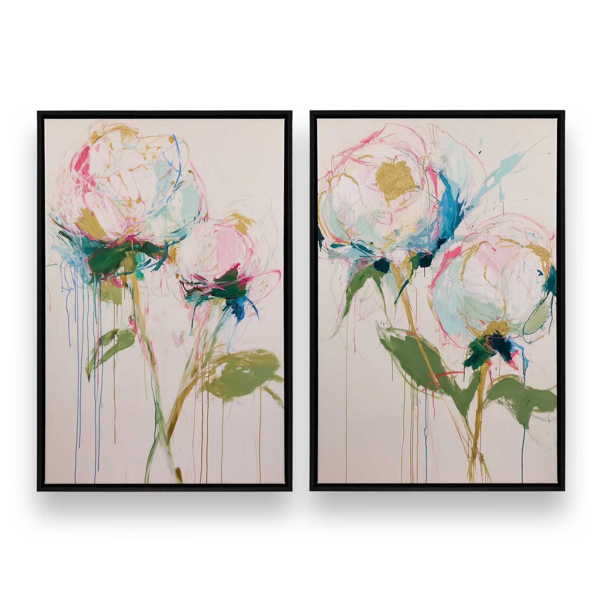 [Color:Satin Black], Picture of art in a Satin Black frame