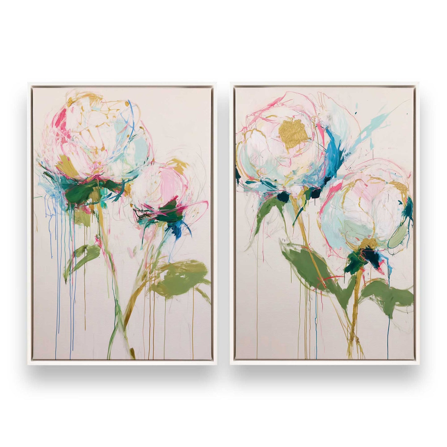 [Color:Opaque White], Picture of art in a White frame