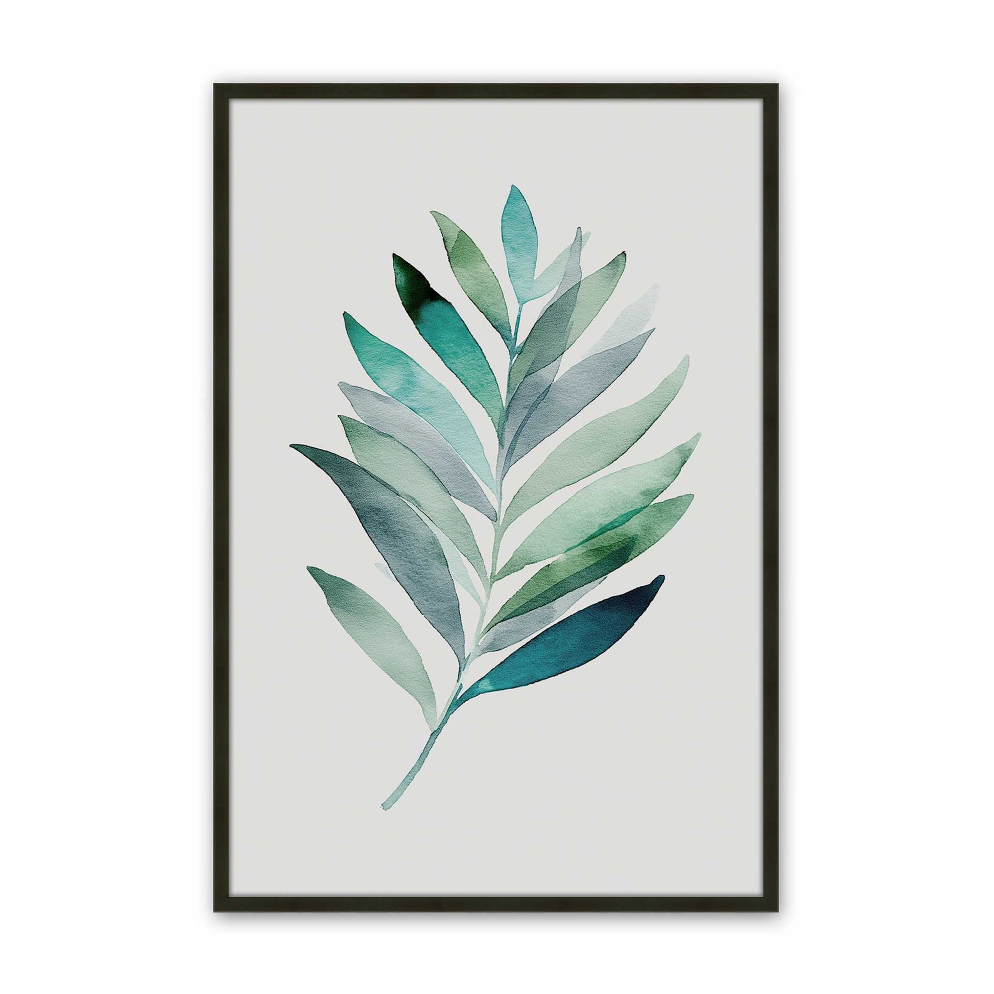 [Color:Satin Black], Picture of art in a Satin Black frame