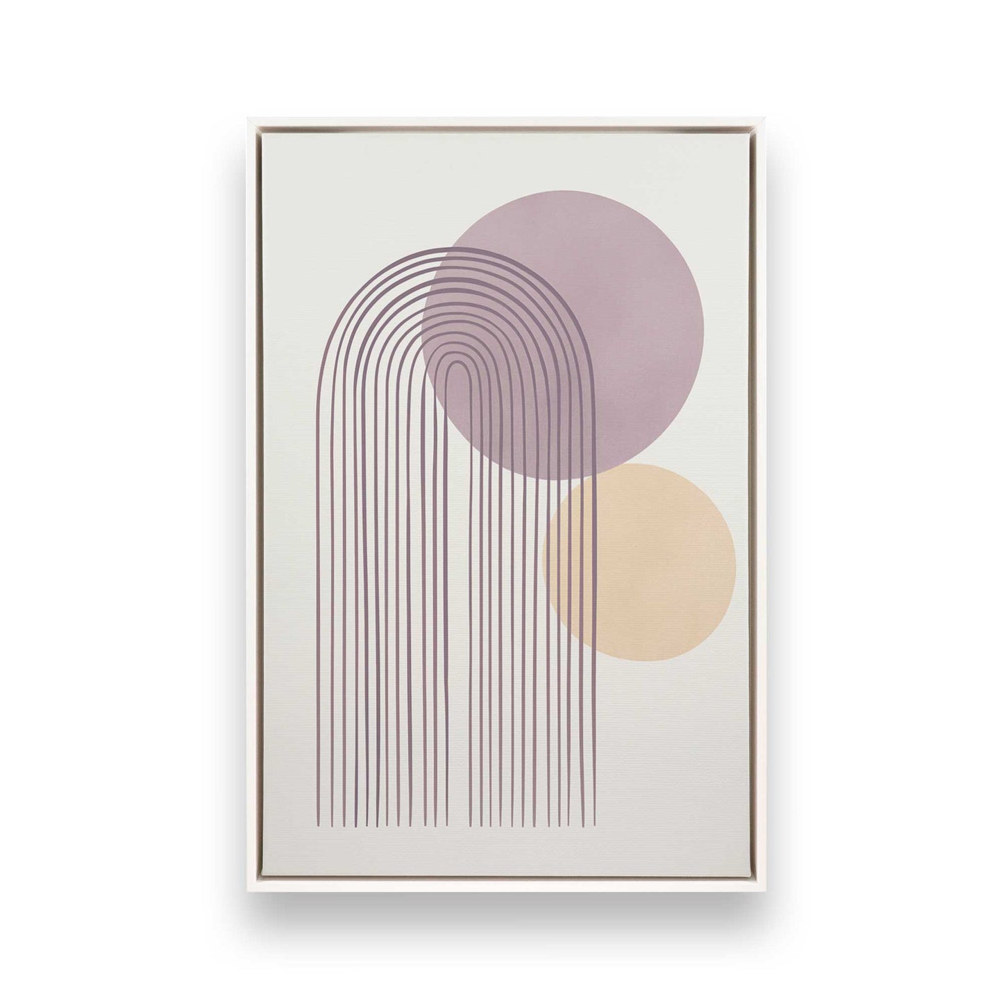 [Color:Opaque White], Picture of art in a White frame