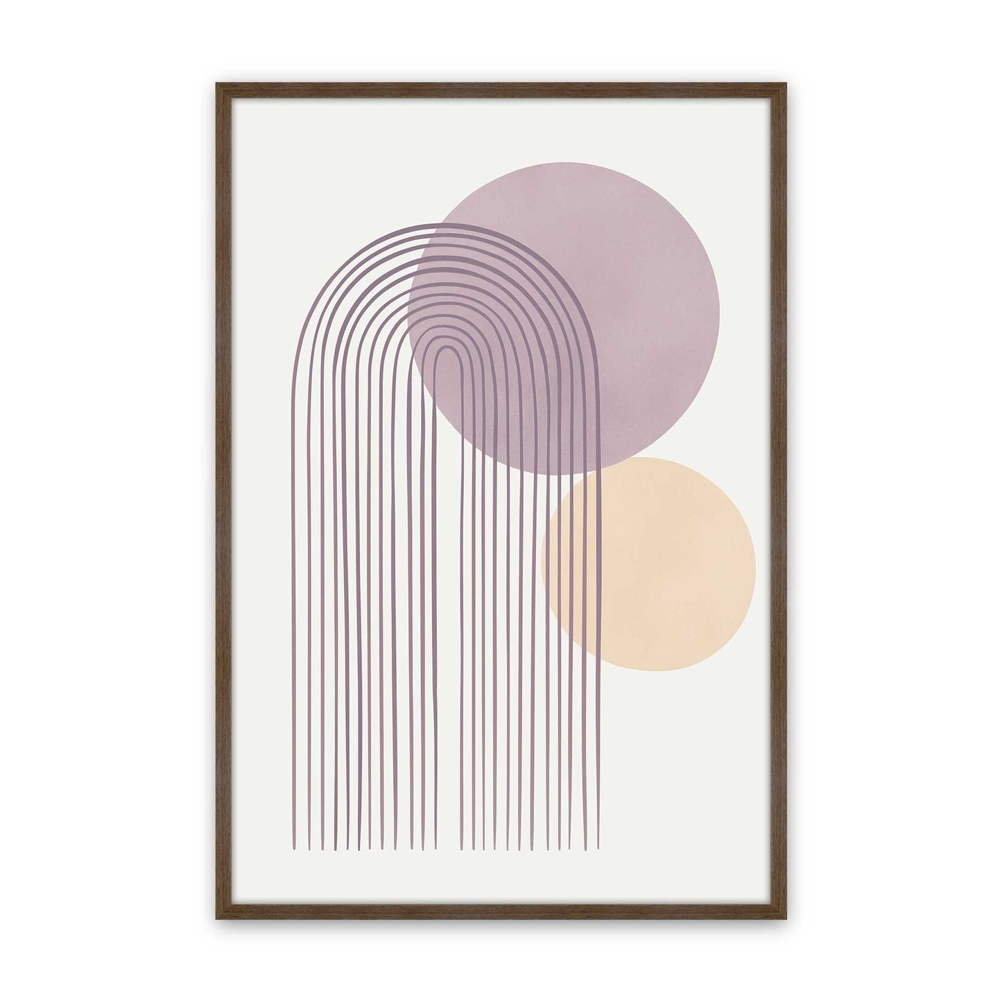 [Color:Walnut], Picture of art in a Walnut frame