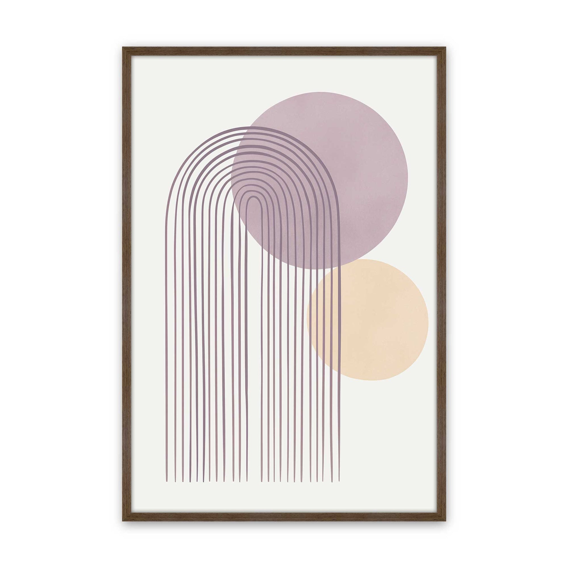[Color:Walnut], Picture of art in a Walnut frame