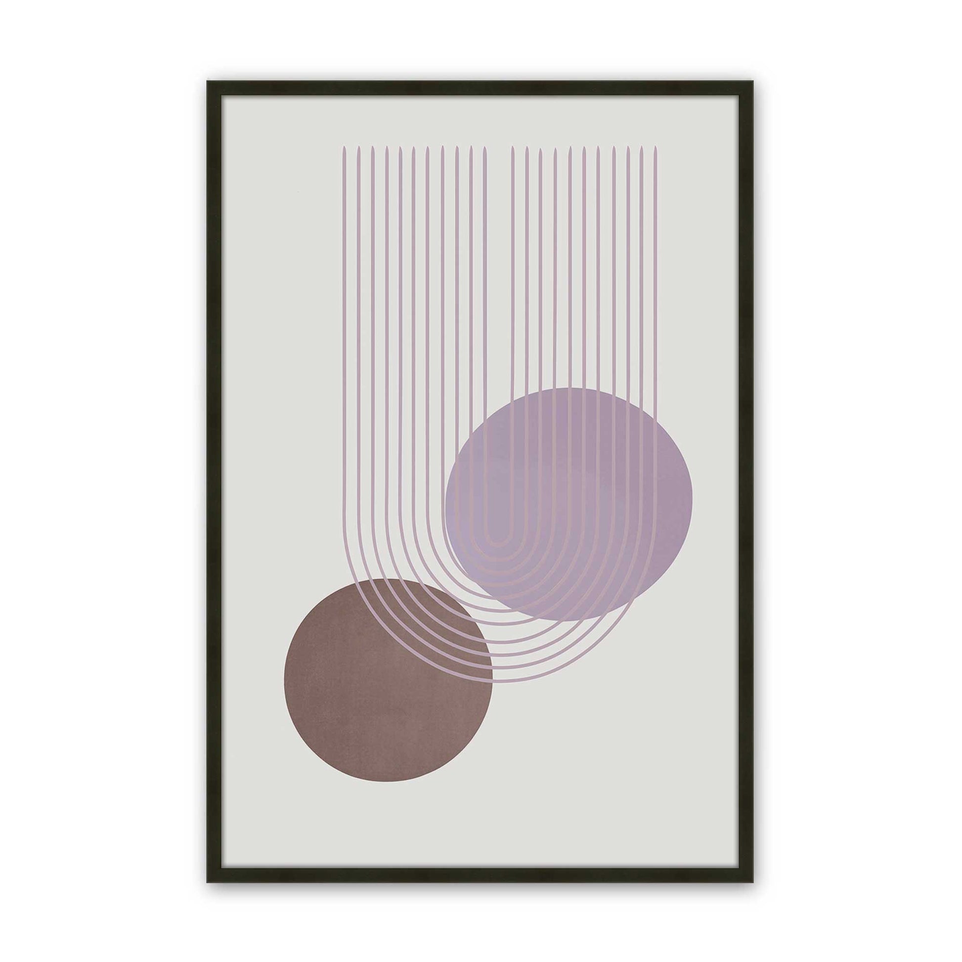 [Color:Satin Black], Picture of art in a Satin Black frame