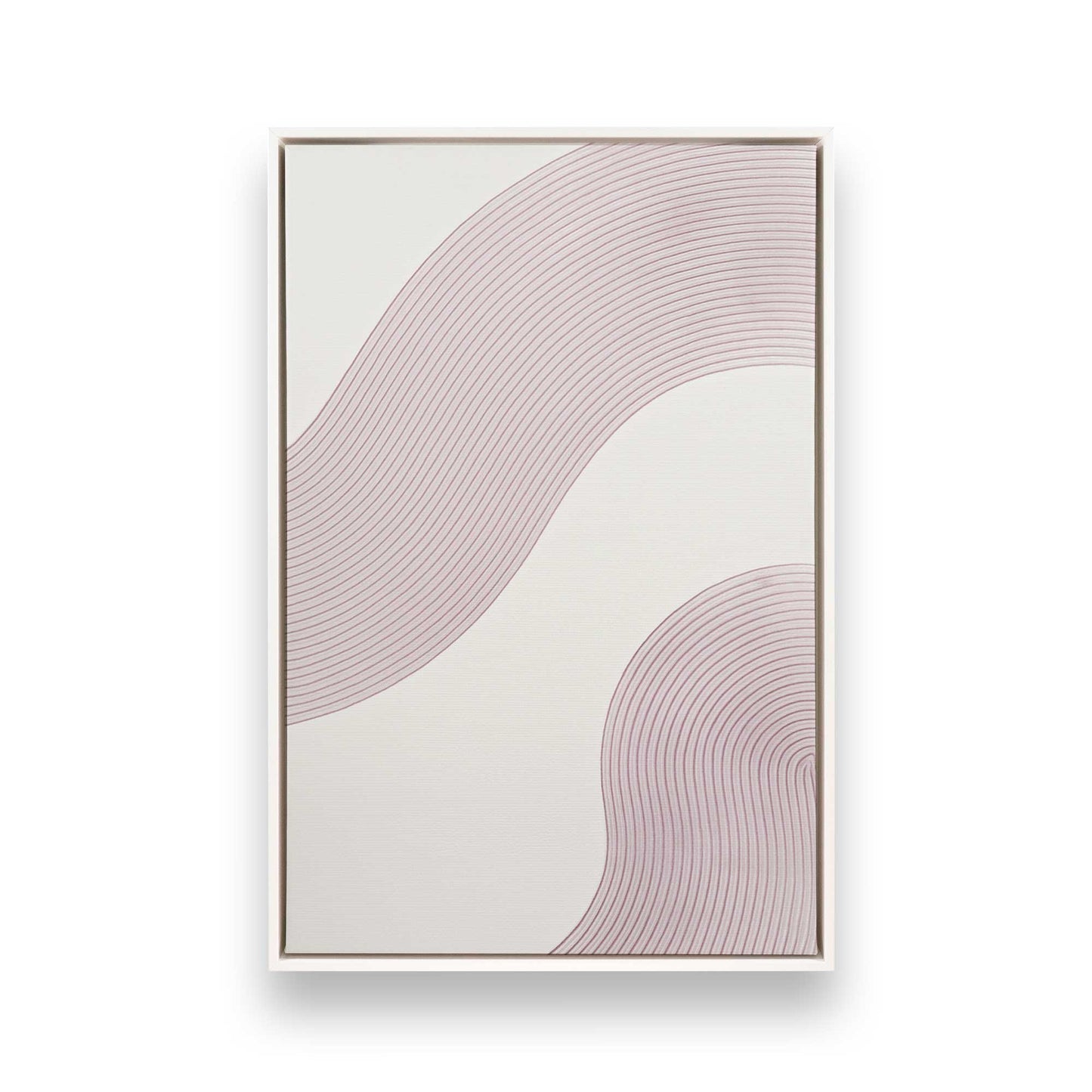 [Color:Opaque White], Picture of art in a White frame