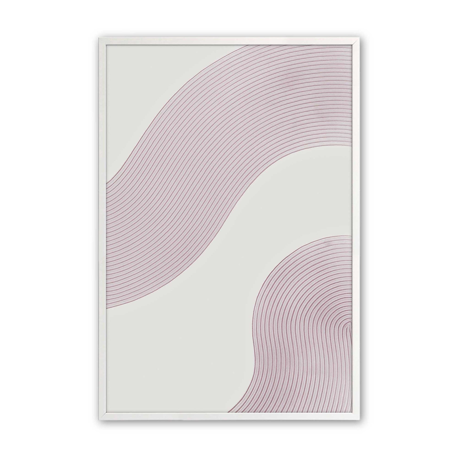 [Color:Opaque White], Picture of art in a Opaque White frame