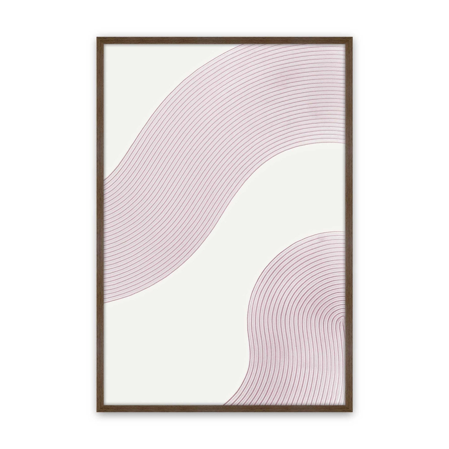 [Color:Walnut], Picture of art in a Walnut frame