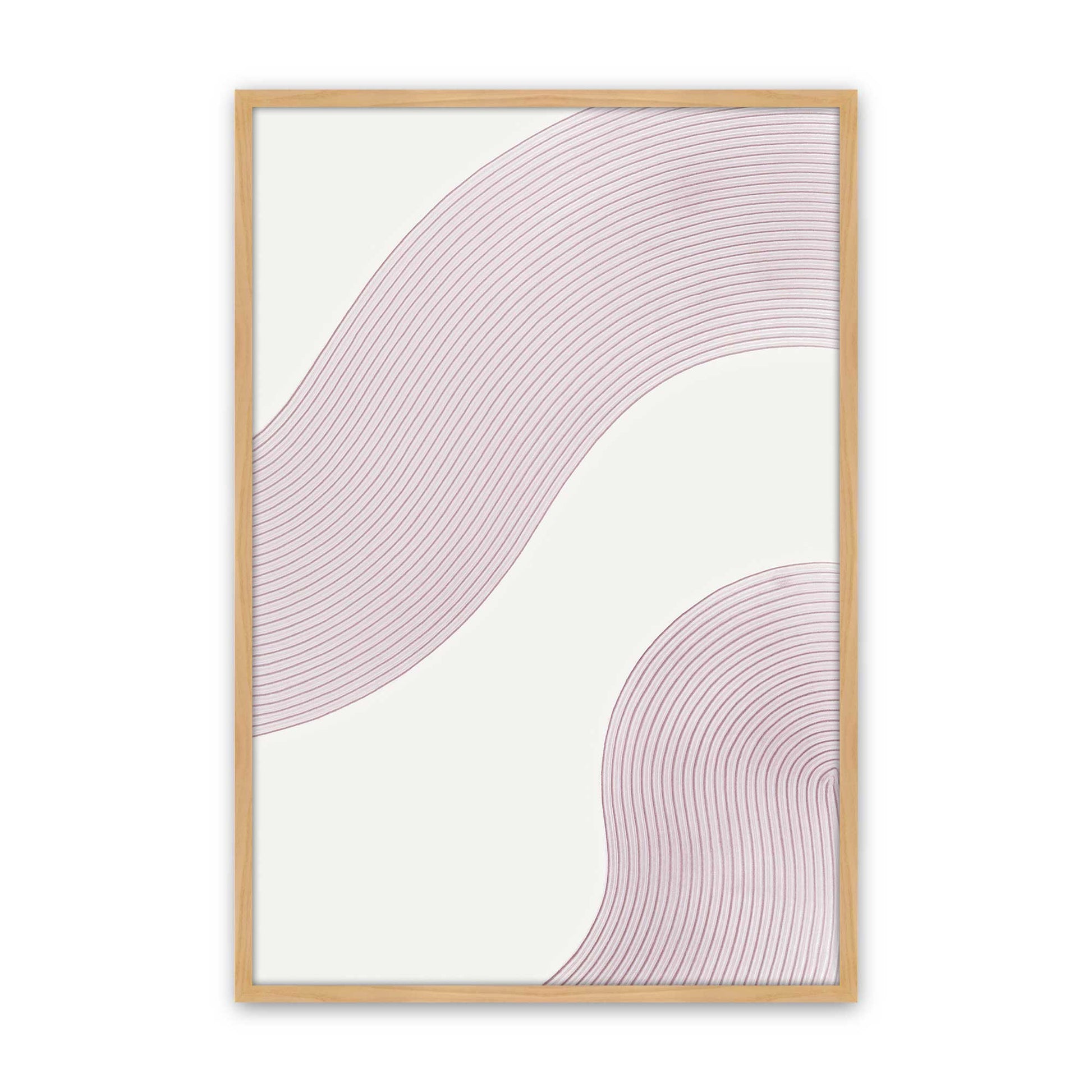 [Color:American Maple], Picture of art in a American Maple frame