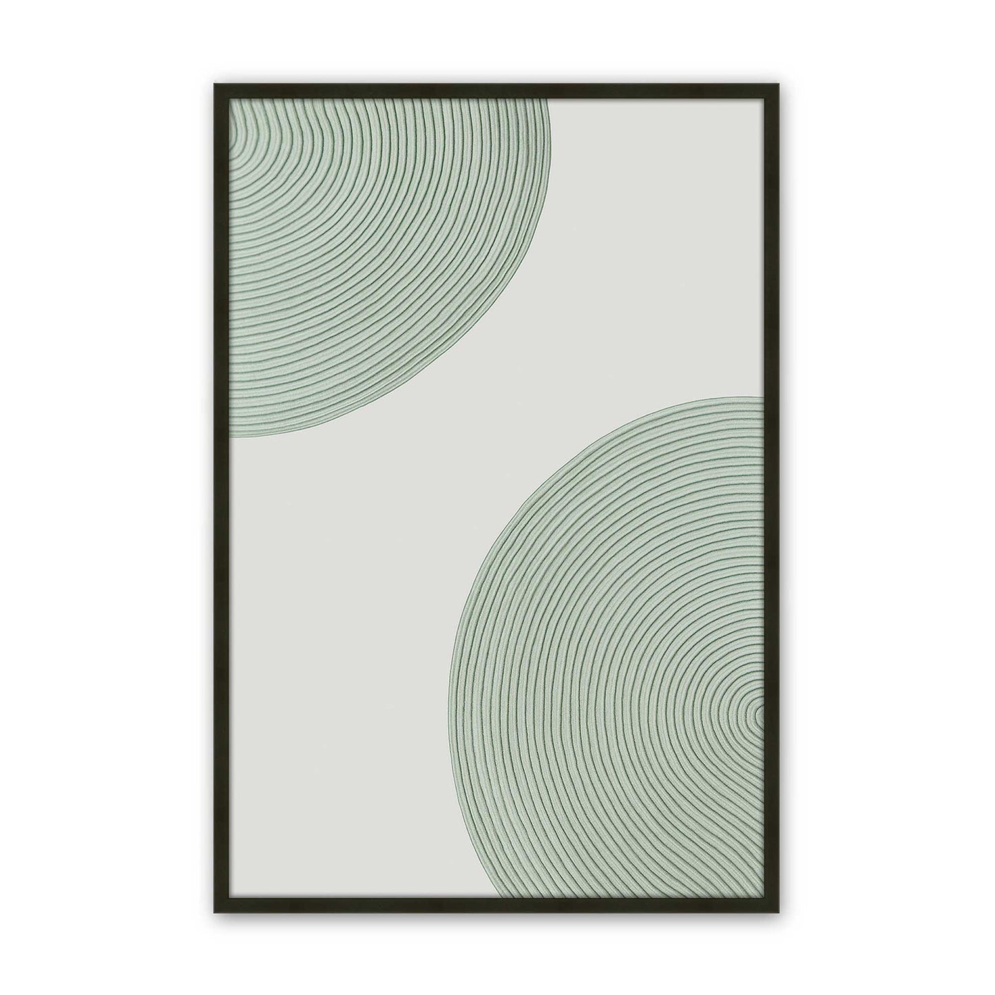[Color:Satin Black], Picture of art in a Satin Black frame