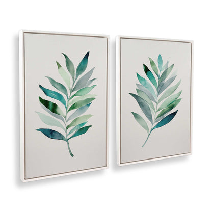 [Color:Opaque White], Picture of art in a White frame at an angle