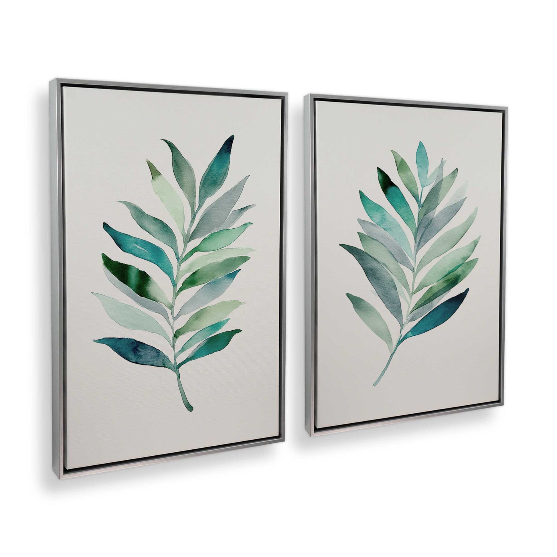 [Color:Polished Chrome], Picture of art in a Polished Chrome frame at an angle