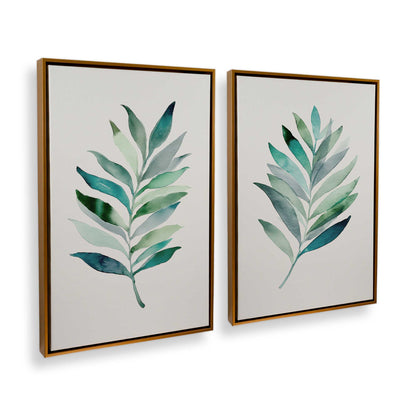 [Color:Polished Gold], Picture of art in a Polished Gold frame at an angle