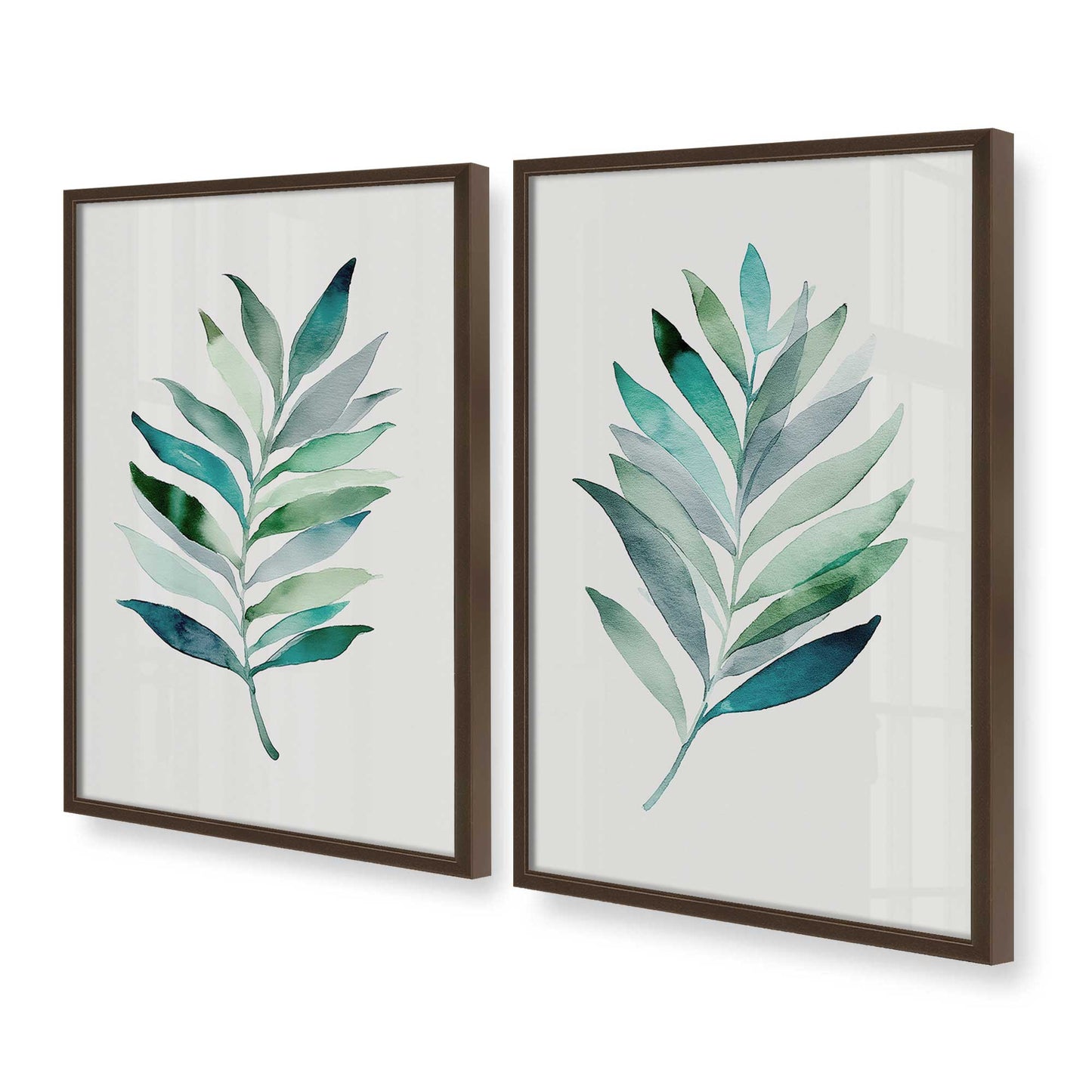 [Color:Belvinder Brown], Picture of art in a Belvinder Brown frame at an angle