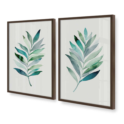 [Color:Belvinder Brown], Picture of art in a Belvinder Brown frame at an angle