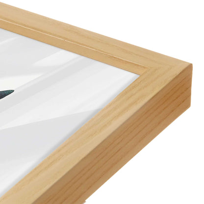 [Color:American Maple], Picture of art in a American Maple frame of the corner