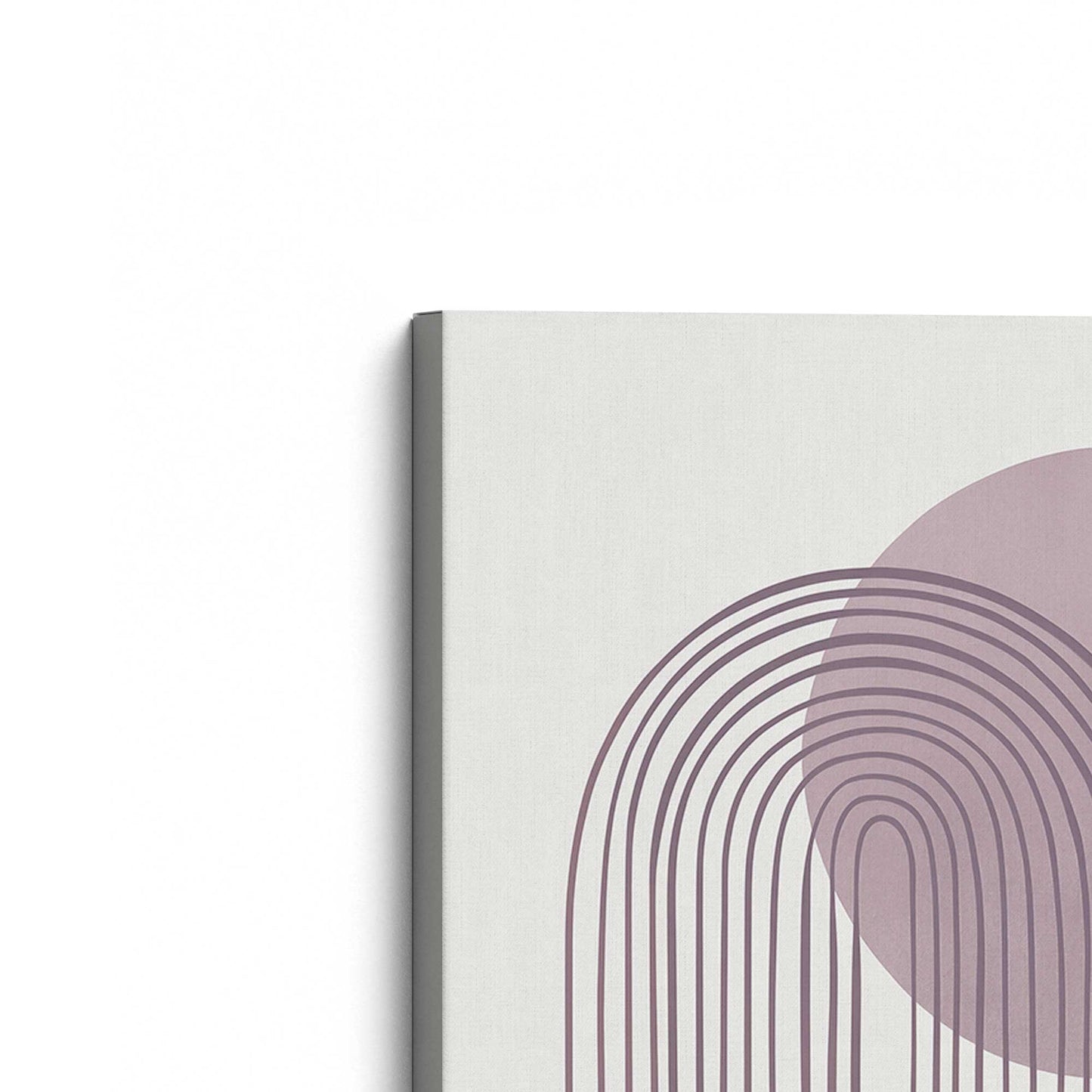 [Color:Stretched Canvas], Picture of the corner of the art