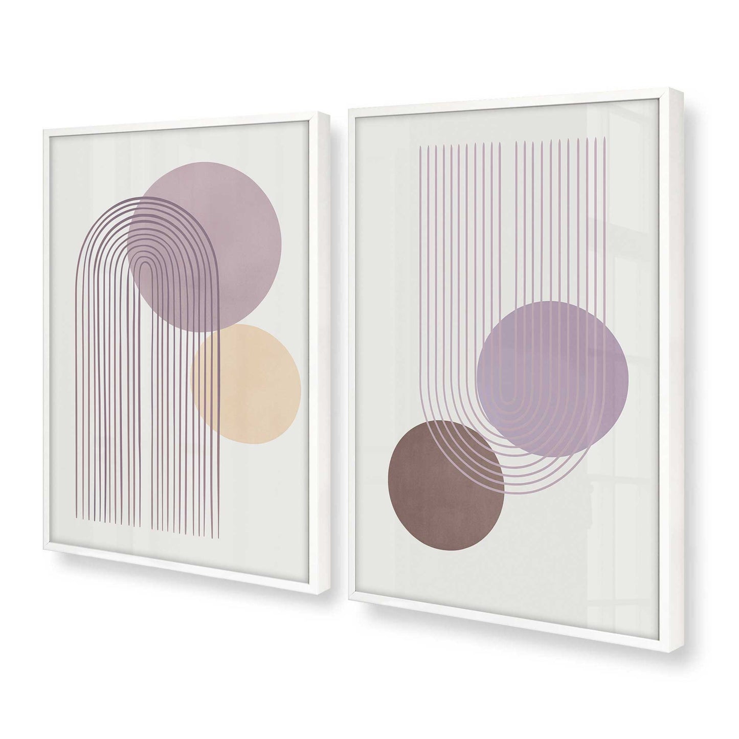 [Color:Opaque White], Picture of art in a Opaque White frame at an angle