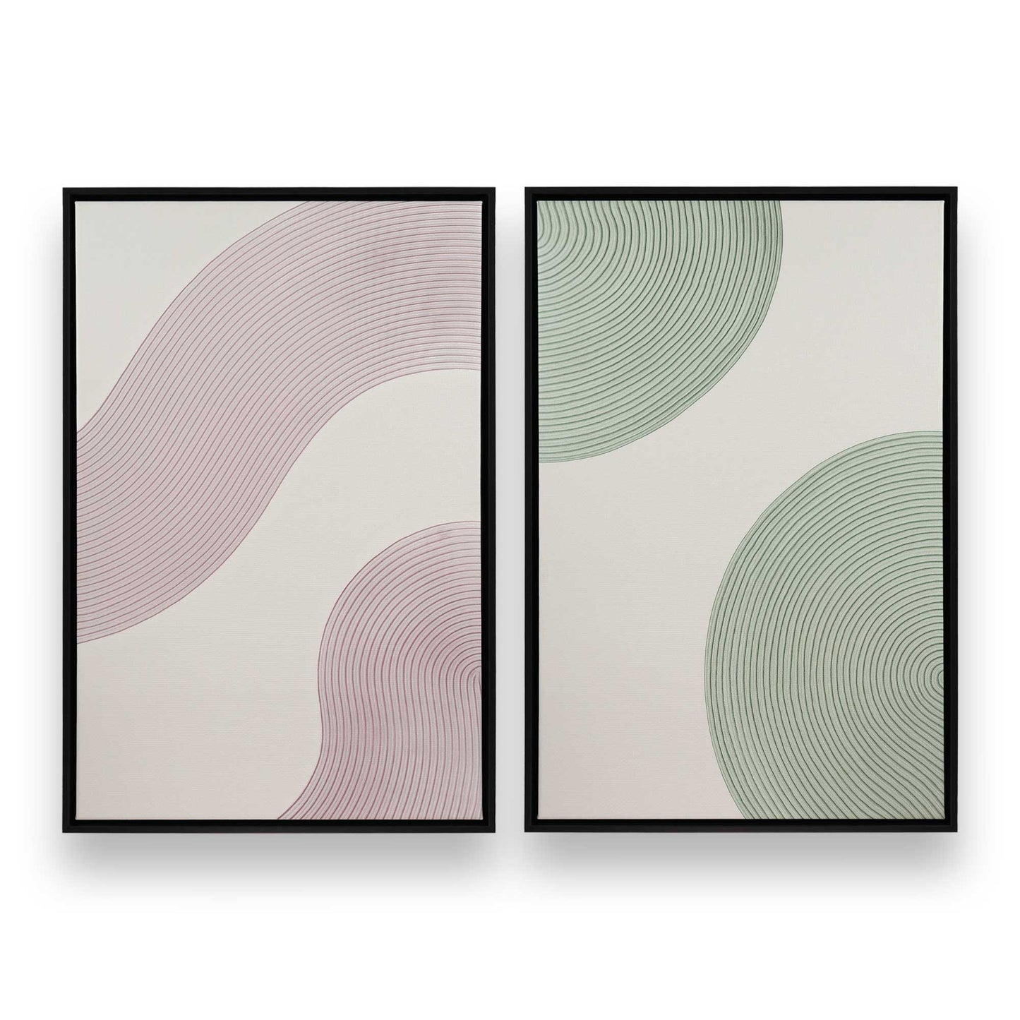 [Color:Satin Black], Picture of art in a Satin Black frame
